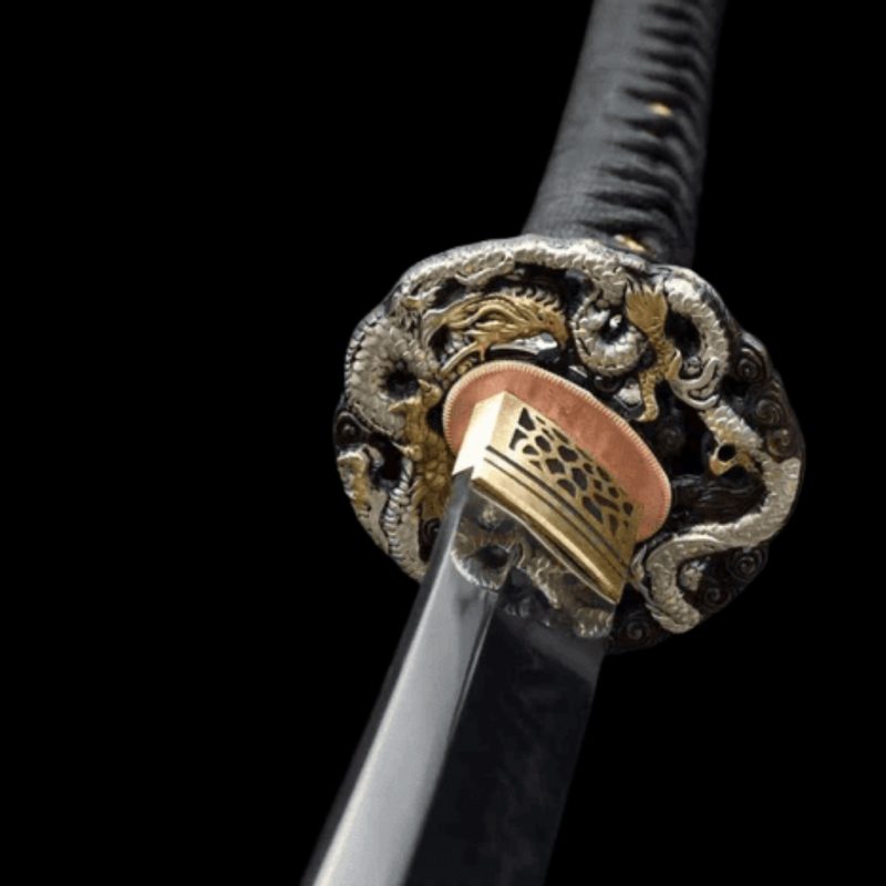 Katana Seiryu (T10-staal met authentieke hamon)