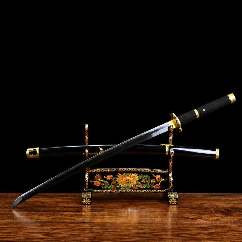 Katana Yubashiri: One Piece (Koolstofstaal 1060)