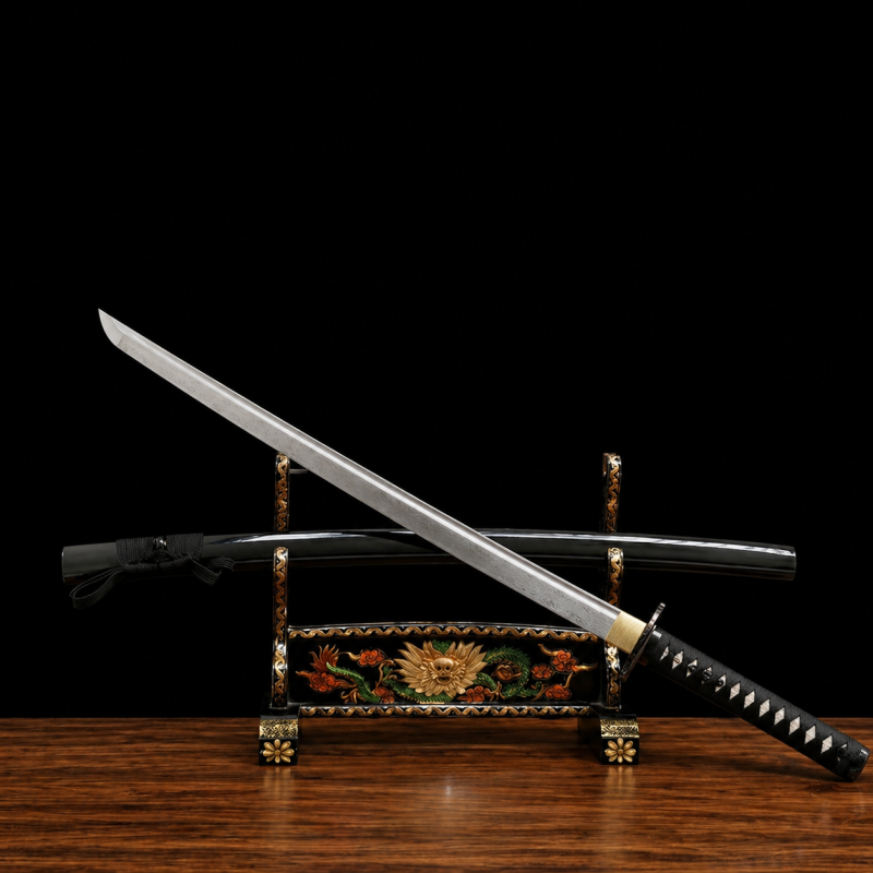 Katana Kill Bill (Damaststaal & Vera Roggenhuid)