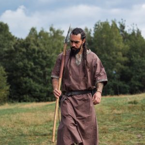Tuniek met korte mouwen con bordo "Richard" Châtaigne