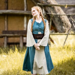 Middeleeuwse jurk in katoen "Ilse"