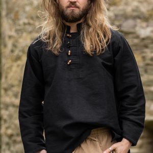 Middeleeuws hemd in dik katoen "Anton" Nera