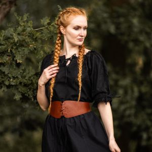 Blusa medievale met korte mouwen "Sandra"