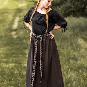 Blusa medievale met korte mouwen "Vera"