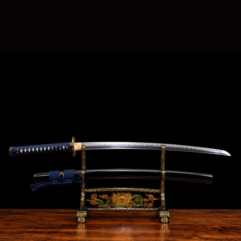 Katana Sakura (Damaststaal & Vera Roggenhuid)