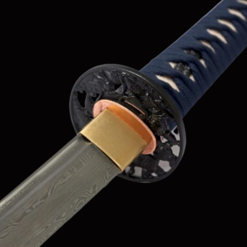 Katana Sakura (Damaststaal & Vera Roggenhuid)