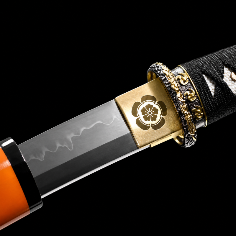 Tanto Urayasu (T10-staal met authentieke hamon)