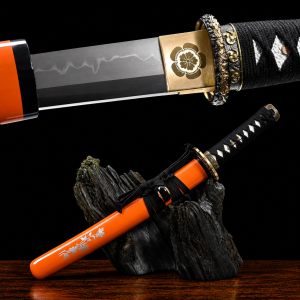 Tanto Urayasu (T10-staal met authentieke hamon)