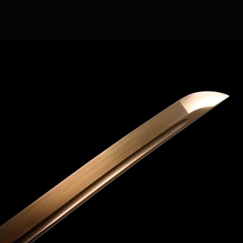 Katana tradizionale in Damaststaal Dorato