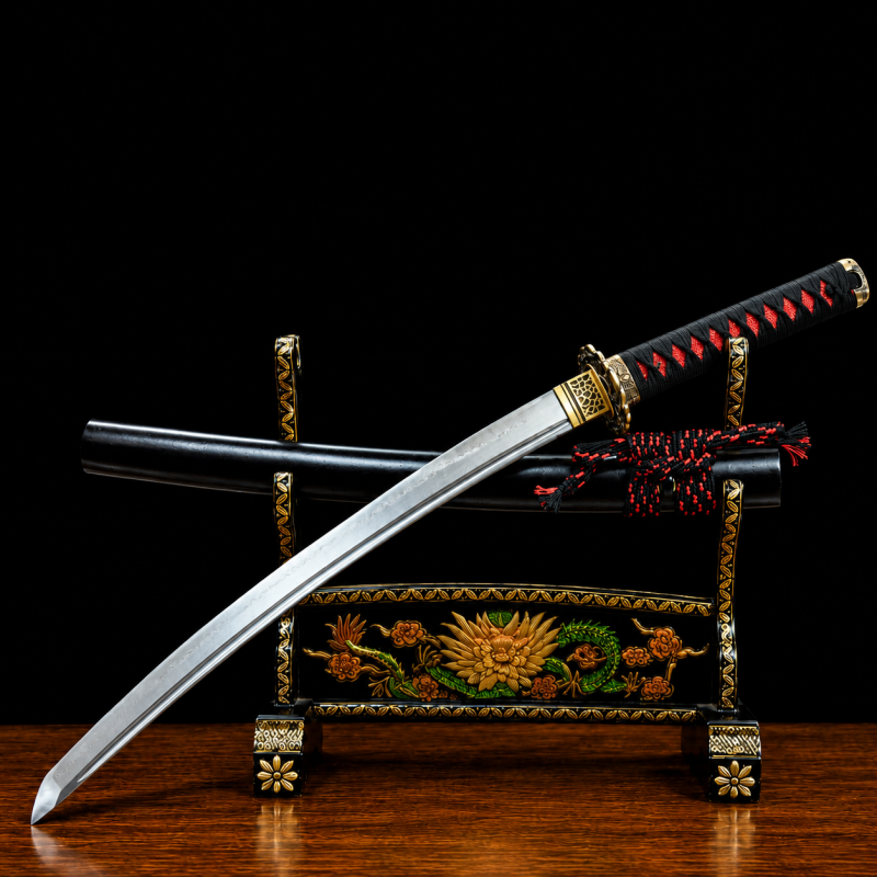 Wakizashi Kodachi Maizuru (Damaststaal)