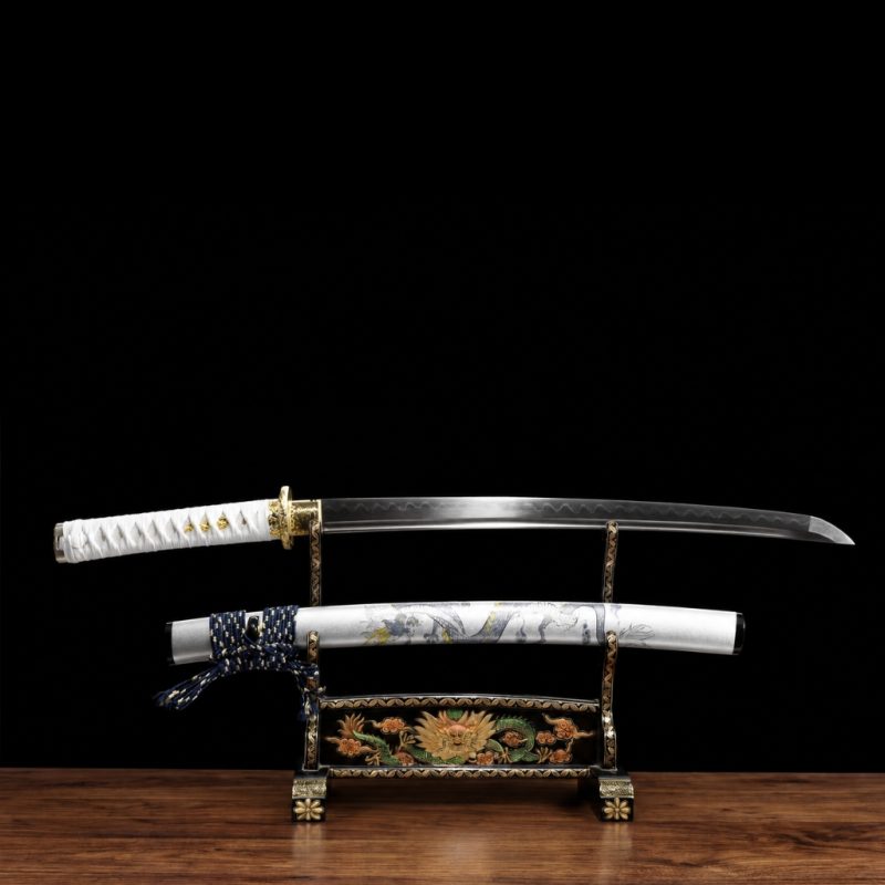 Wakizashi Kodachi Tamana (T10-staal met authentieke hamon)