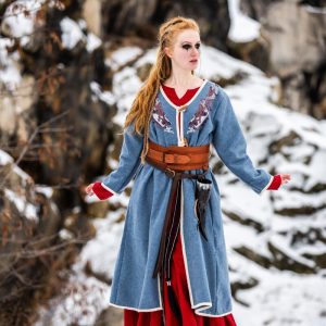 Mantel viking di Birka Skadi Blu colombe
