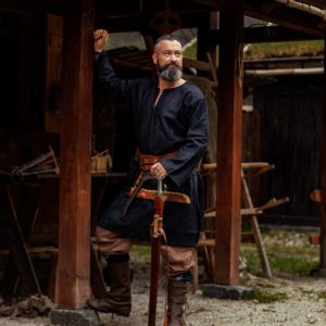 Tuniek viking in wol "Olvisson"