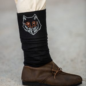 Bende molletières vichinghe in wol "Fenrir"
